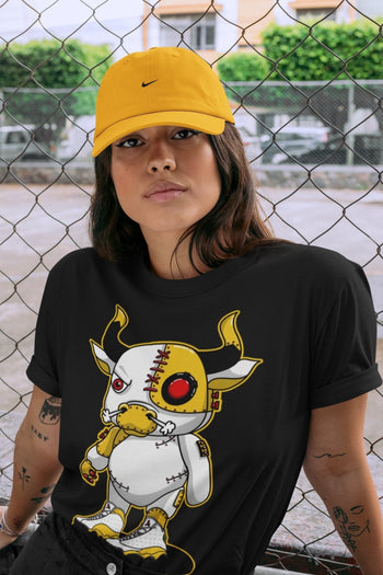 Jordan 13 Del Sol Sneaker Match Tees Cyborg Bull Sneaker Tees Jordan 13 Del Sol Sneaker Release Tees Unisex Shirts