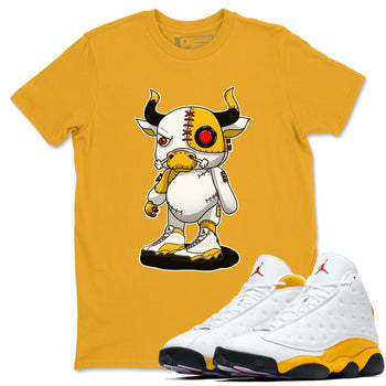 Jordan 13 Del Sol Sneaker Match Tees Cyborg Bull Sneaker Tees Jordan 13 Del Sol Sneaker Release Tees Unisex Shirts
