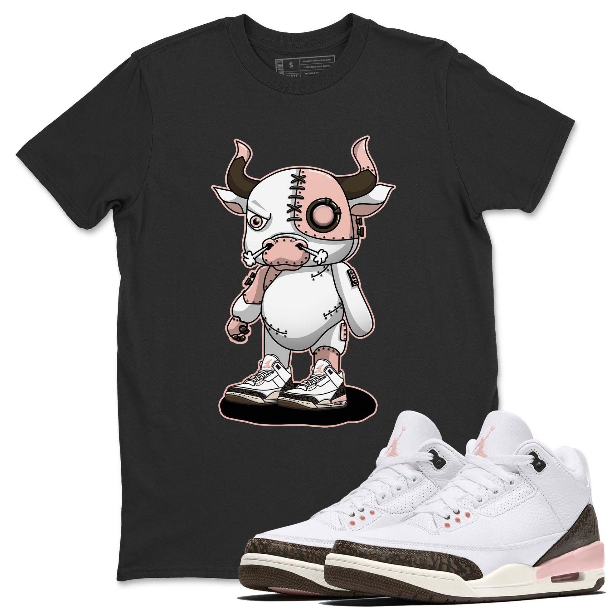 Jordan 3 Atmosphere Sneaker Match Tees Cyborg Bull Sneaker Tees Jordan 3 Atmosphere Sneaker Release Tees Unisex Shirts
