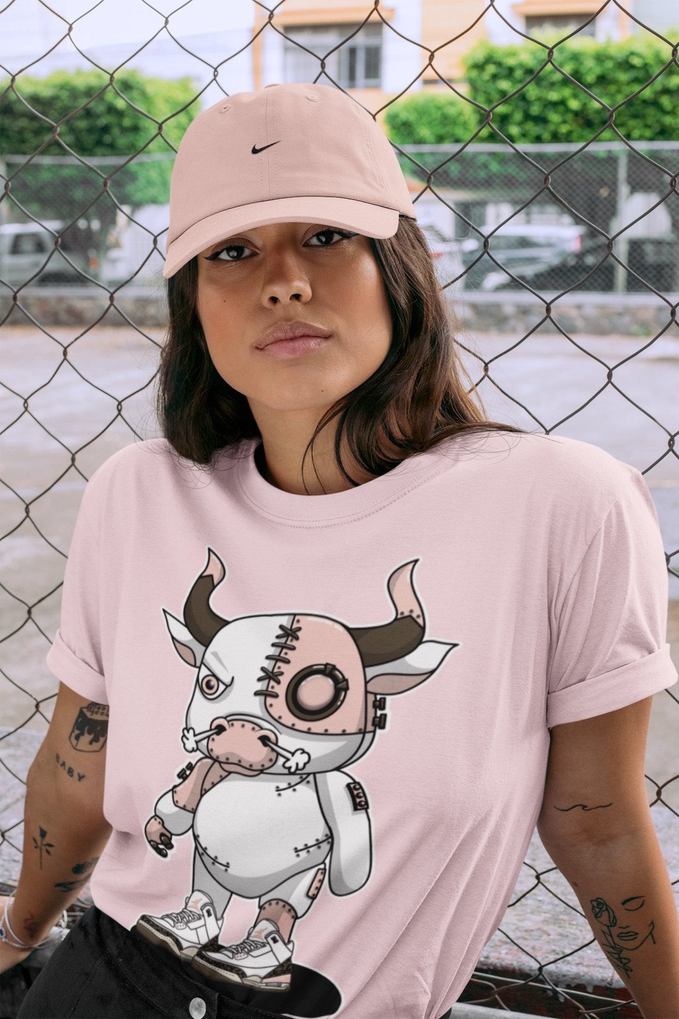 Jordan 3 Atmosphere Sneaker Match Tees Cyborg Bull Sneaker Tees Jordan 3 Atmosphere Sneaker Release Tees Unisex Shirts