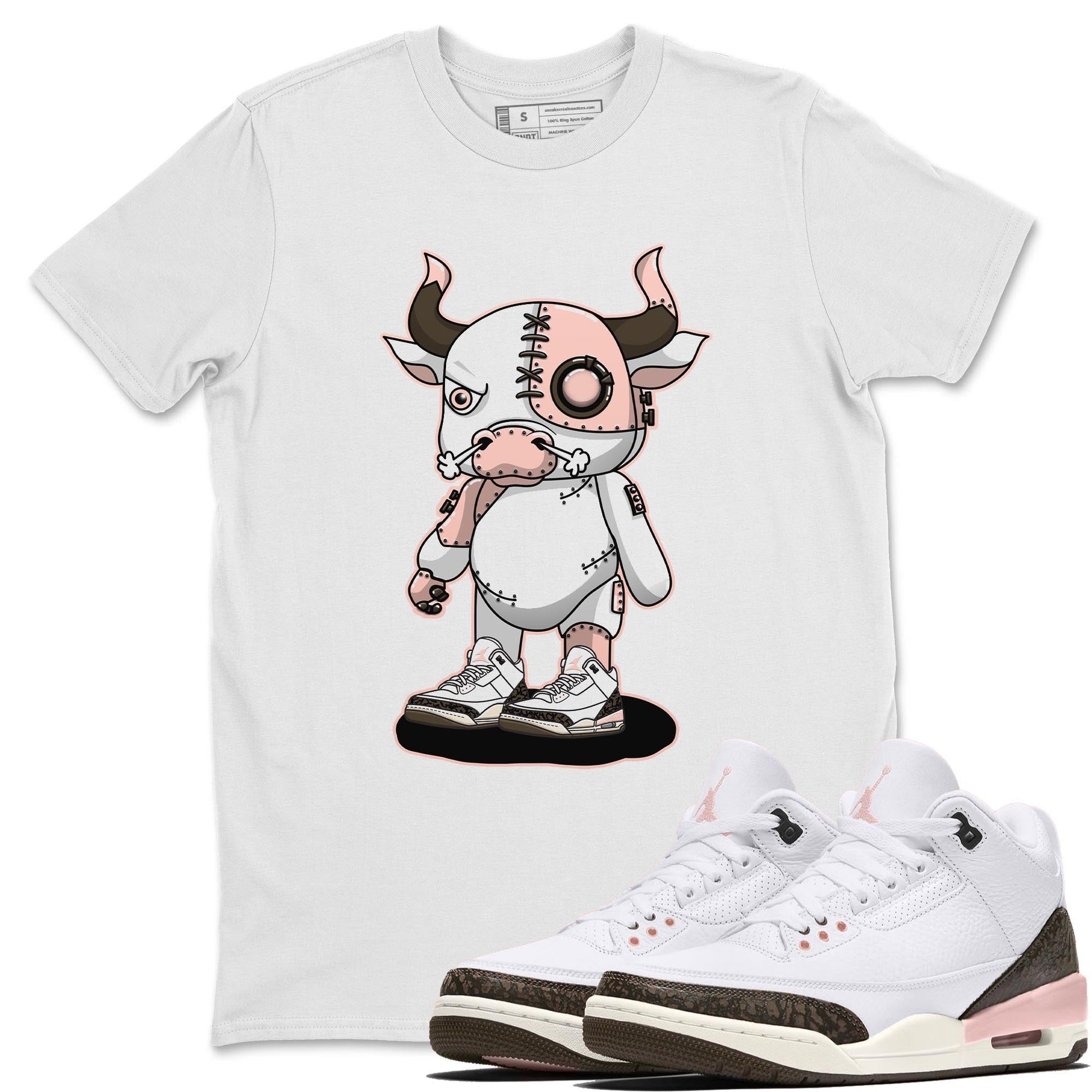 Jordan 3 Atmosphere Sneaker Match Tees Cyborg Bull Sneaker Tees Jordan 3 Atmosphere Sneaker Release Tees Unisex Shirts