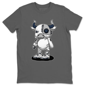 Jordan 4 Midnight Navy Sneaker Match Tees Cyborg Bull Sneaker Tees Jordan 4 Midnight Navy Sneaker Release Tees Unisex Shirts