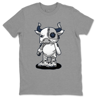 Jordan 4 Midnight Navy Sneaker Match Tees Cyborg Bull Sneaker Tees Jordan 4 Midnight Navy Sneaker Release Tees Unisex Shirts