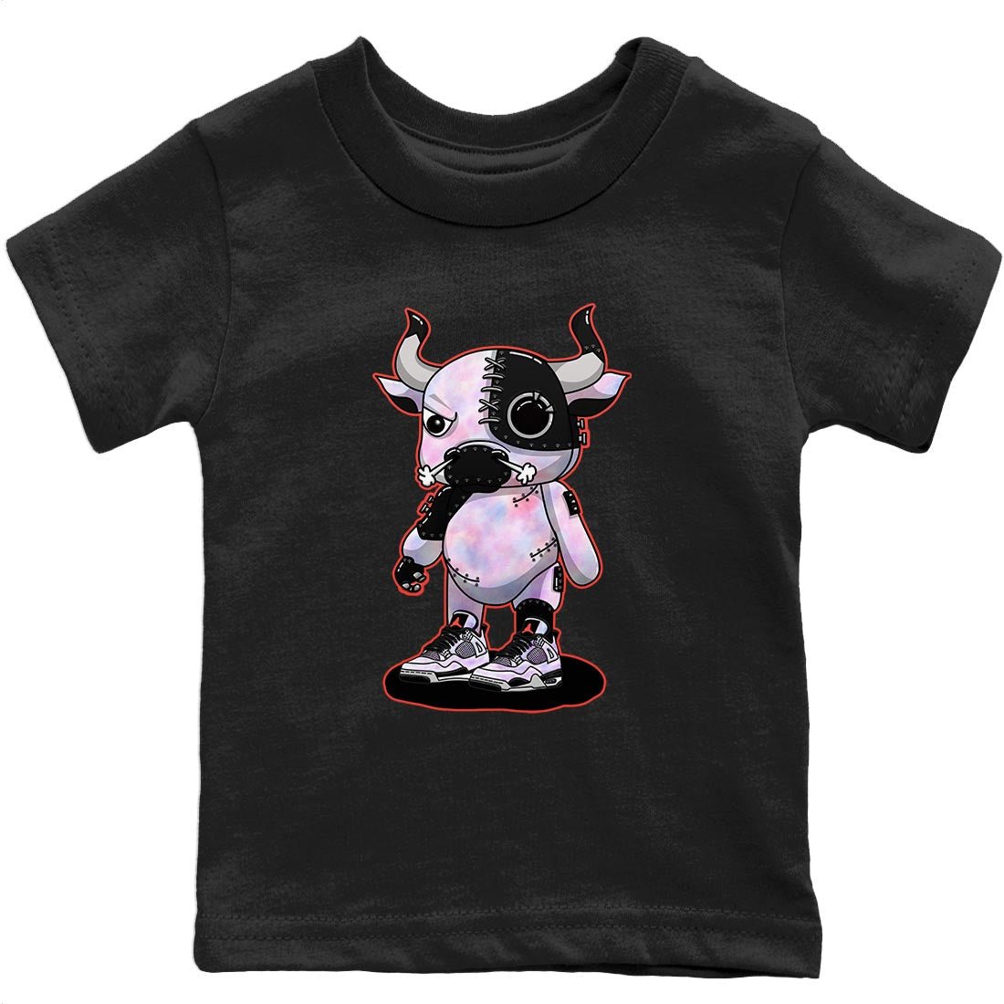Jordan 4 Zen Master Sneaker Match Tees Cyborg Bull Sneaker Tees Jordan 4 Zen Master Sneaker Release Tees Kids Shirts