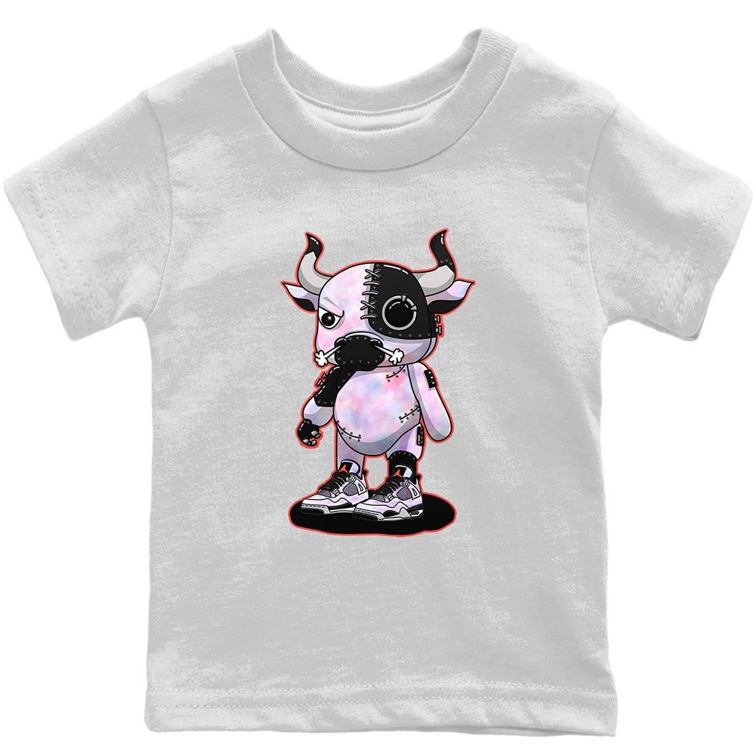Jordan 4 Zen Master Sneaker Match Tees Cyborg Bull Sneaker Tees Jordan 4 Zen Master Sneaker Release Tees Kids Shirts