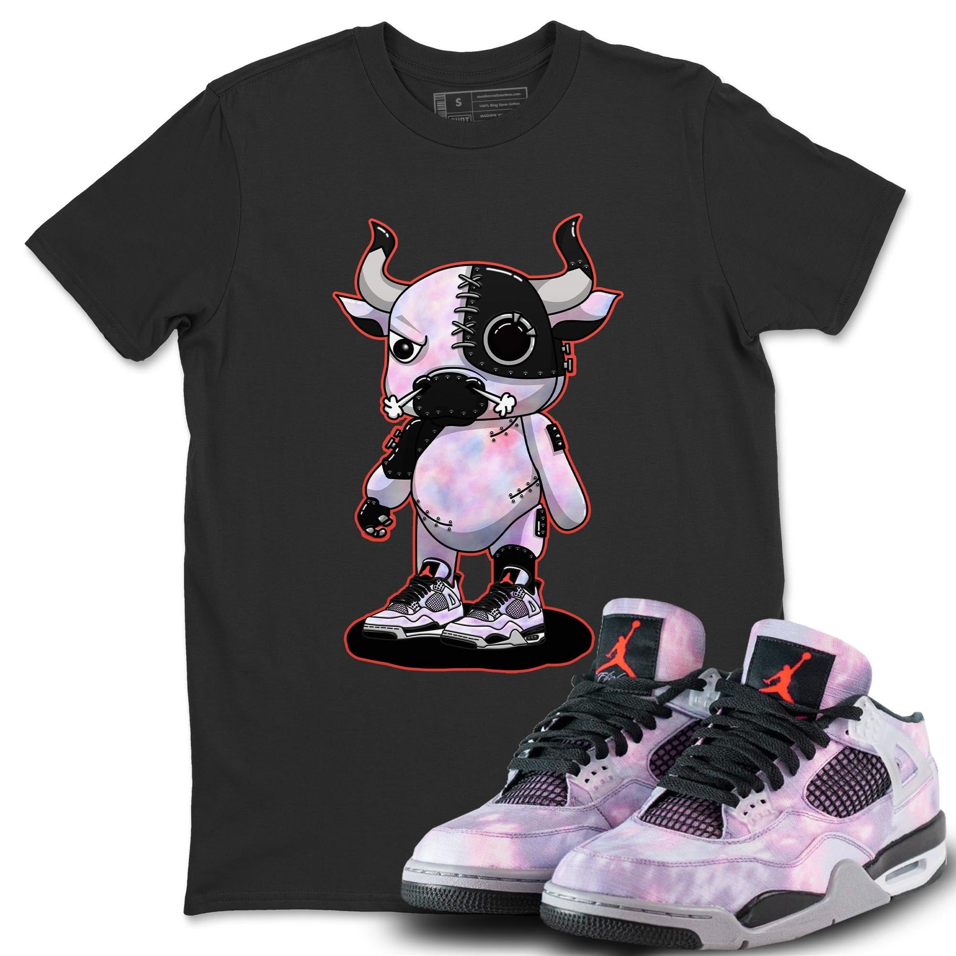 Jordan 4 Zen Master Sneaker Match Tees Cyborg Bull Sneaker Tees Jordan 4 Zen Master Sneaker Release Tees Unisex Shirts