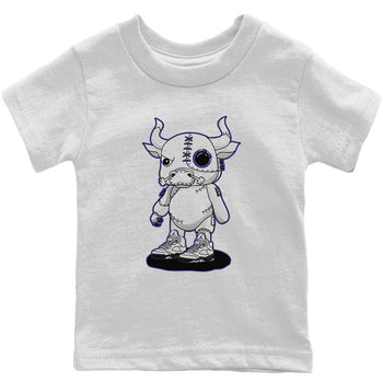 Jordan 5 Concord Sneaker Match Tees Cyborg Bull Sneaker Tees Jordan 5 Concord Sneaker Release Tees Kids Shirts