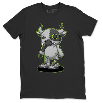 Jordan 5 Green Bean Sneaker Match Tees Cyborg Bull Sneaker Tees Jordan 5 Green Bean Sneaker Release Tees Unisex Shirts
