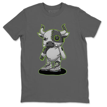 Jordan 5 Green Bean Sneaker Match Tees Cyborg Bull Sneaker Tees Jordan 5 Green Bean Sneaker Release Tees Unisex Shirts