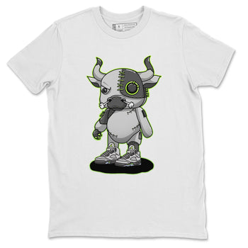 Jordan 5 Green Bean Sneaker Match Tees Cyborg Bull Sneaker Tees Jordan 5 Green Bean Sneaker Release Tees Unisex Shirts