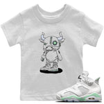 Jordan 6 Mint Foam Sneaker Match Tees Cyborg Bull Sneaker Tees Jordan 6 Mint Foam Sneaker Release Tees Kids Shirts