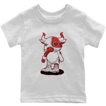 Jordan 6 Red Velvet Cookies Sneaker Match Tees Cyborg Bull Sneaker Tees Jordan 6 Red Velvet Cookies Sneaker Release Tees Kids Shirts