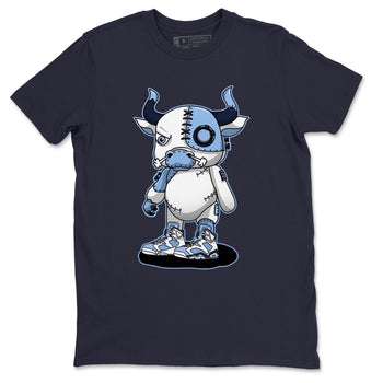 Jordan 6 UNC Sneaker Match Tees Cyborg Bull Sneaker Tees Jordan 6 UNC Sneaker Release Tees Unisex Shirts