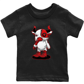 Jordan 9 Chile Red Sneaker Match Tees Cyborg Bull Sneaker Tees Jordan 9 Chile Red Sneaker Release Tees Kids Shirts