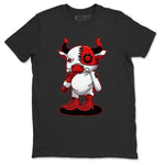 Jordan 9 Chile Red Sneaker Match Tees Cyborg Bull Sneaker Tees Jordan 9 Chile Red Sneaker Release Tees Unisex Shirts