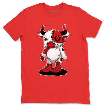 Jordan 9 Chile Red Sneaker Match Tees Cyborg Bull Sneaker Tees Jordan 9 Chile Red Sneaker Release Tees Unisex Shirts