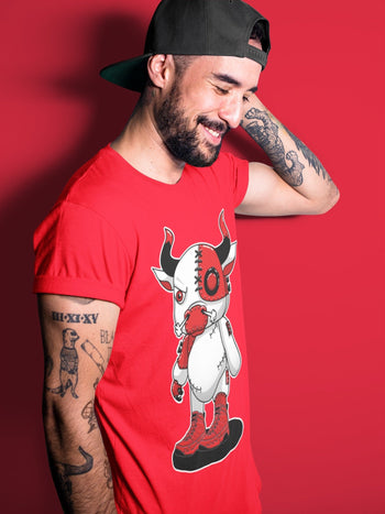 Jordan 9 Chile Red Sneaker Match Tees Cyborg Bull Sneaker Tees Jordan 9 Chile Red Sneaker Release Tees Unisex Shirts