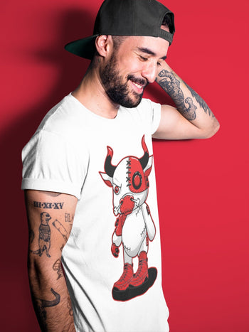Jordan 9 Chile Red Sneaker Match Tees Cyborg Bull Sneaker Tees Jordan 9 Chile Red Sneaker Release Tees Unisex Shirts