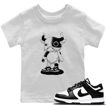 Dunk Panda Sneaker Match Tees Cyborg bull Sneaker Tees Dunk Panda Sneaker Release Tees Kids Shirts