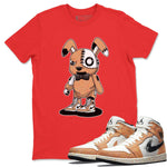 Jordan 1 Brushstroke Sneaker Match Tees Cyborg Bunny Sneaker Tees Jordan 1 Brushstroke Sneaker Release Tees Unisex Shirts