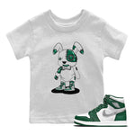 Jordan 1 Gorge Green Sneaker Match Tees Cyborg Bunny Sneaker Tees Jordan 1 Gorge Green Sneaker Release Tees Kids Shirts