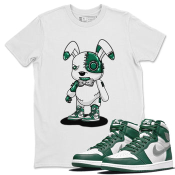Jordan 1 Gorge Green Sneaker Match Tees Cyborg Bunny Sneaker Tees Jordan 1 Gorge Green Sneaker Release Tees Unisex Shirts
