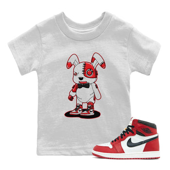 Jordan 1 lost & found Sneaker Match Tees Cyborg Bunny Sneaker Tees Jordan 1 lost & found Sneaker Release Tees Kids Shirts