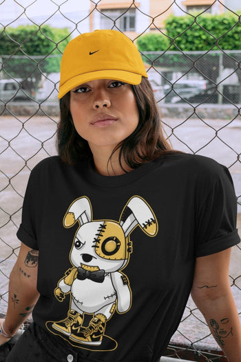 Jordan 1 Pollen Sneaker Match Tees Cyborg Bunny Sneaker Tees Jordan 1 Pollen Sneaker Release Tees Unisex Shirts