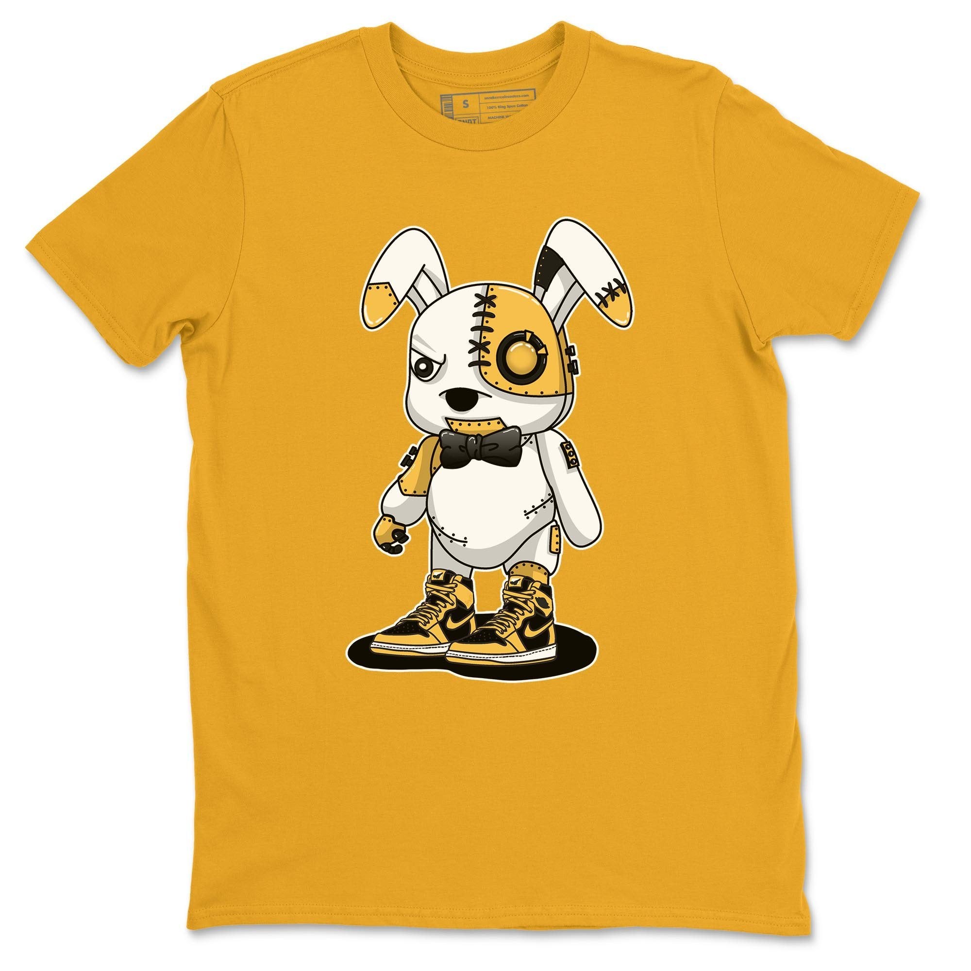 Jordan 1 Pollen Sneaker Match Tees Cyborg Bunny Sneaker Tees Jordan 1 Pollen Sneaker Release Tees Unisex Shirts