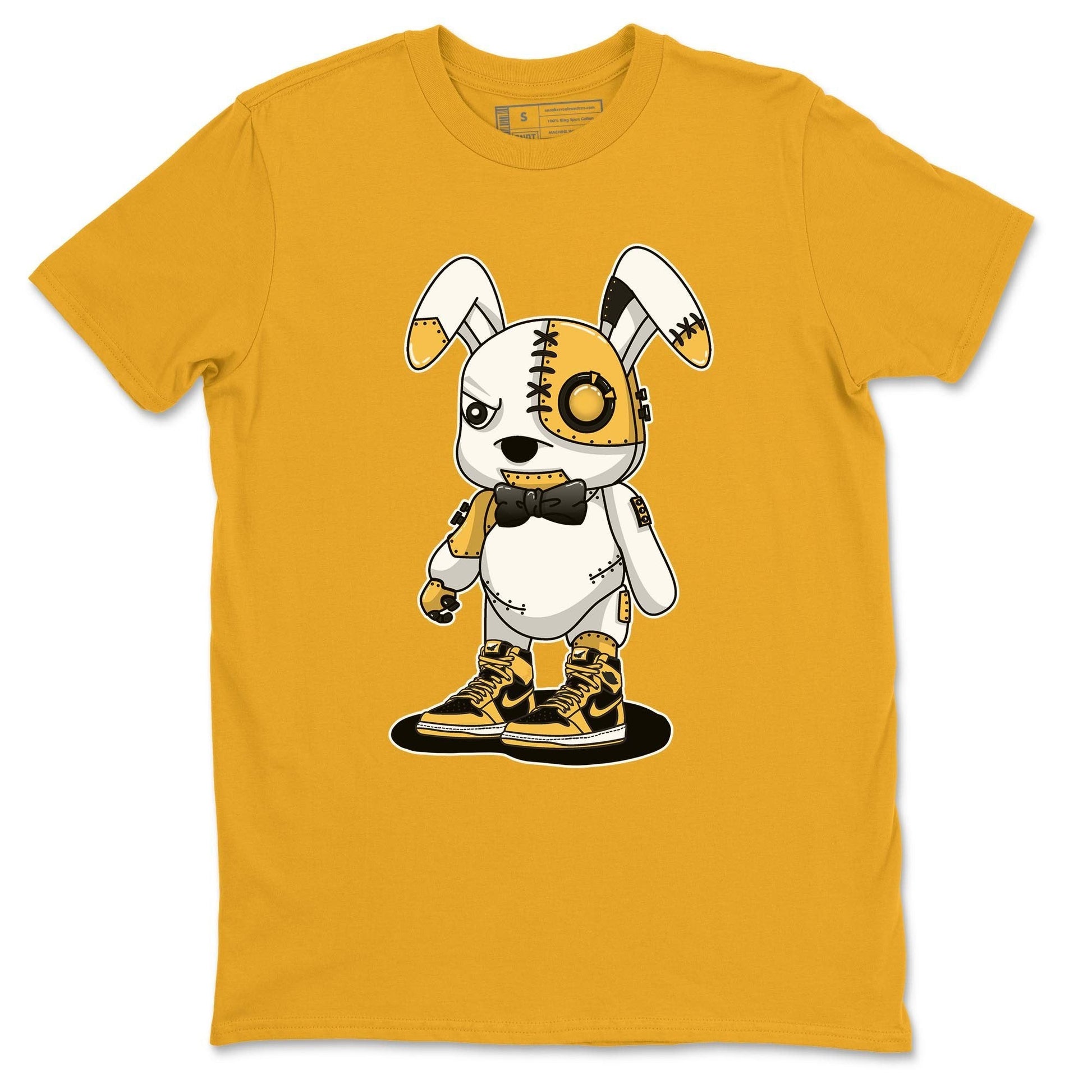Jordan 1 Pollen Sneaker Match Tees Cyborg Bunny Sneaker Tees Jordan 1 Pollen Sneaker Release Tees Unisex Shirts