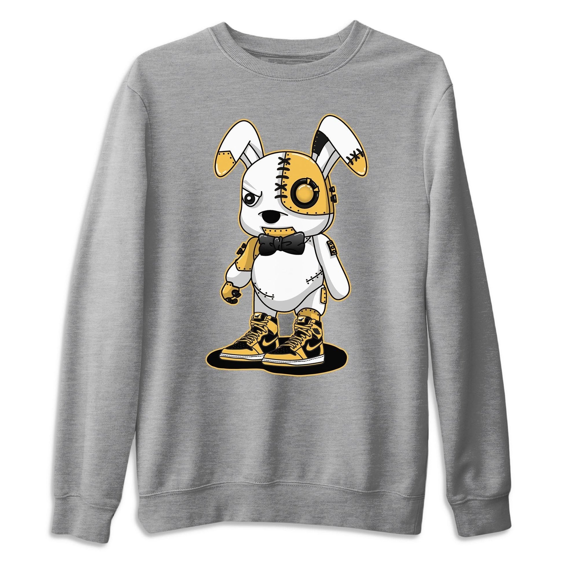 Jordan 1 Pollen Sneaker Match Tees Cyborg Bunny Sneaker Tees Jordan 1 Pollen Sneaker Release Tees Unisex Shirts