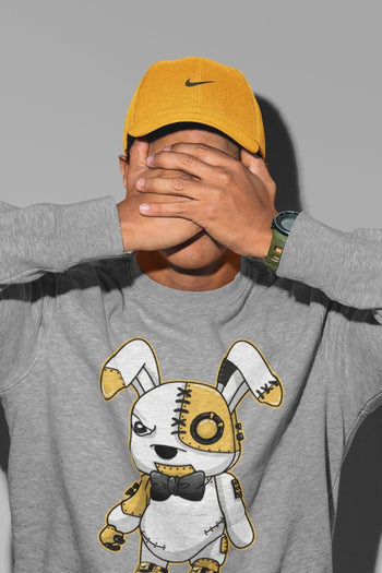 Jordan 1 Pollen Sneaker Match Tees Cyborg Bunny Sneaker Tees Jordan 1 Pollen Sneaker Release Tees Unisex Shirts