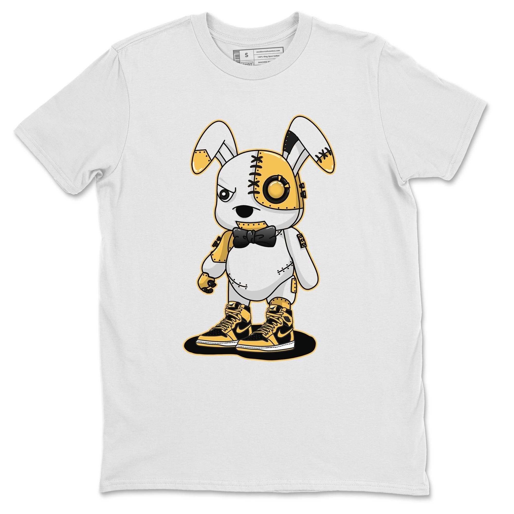 Jordan 1 Pollen Sneaker Match Tees Cyborg Bunny Sneaker Tees Jordan 1 Pollen Sneaker Release Tees Unisex Shirts