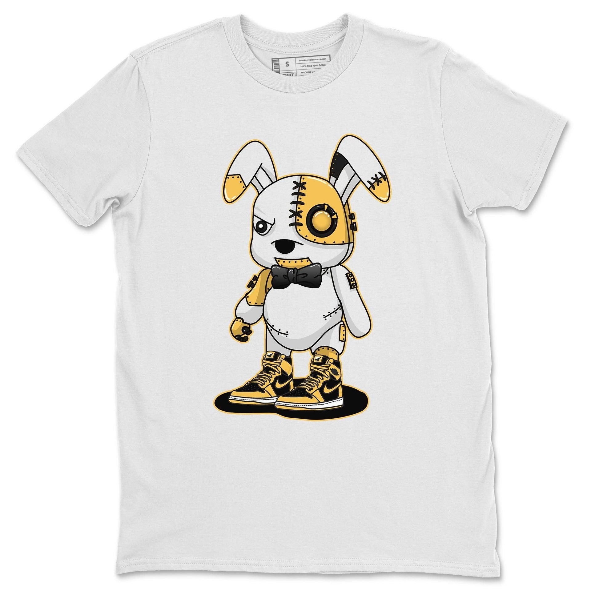 Jordan 1 Pollen Sneaker Match Tees Cyborg Bunny Sneaker Tees Jordan 1 Pollen Sneaker Release Tees Unisex Shirts