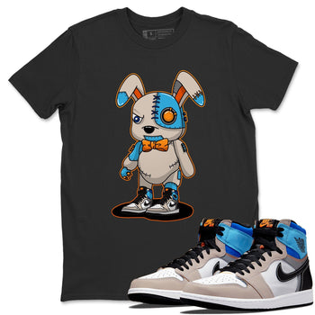 Jordan 1 Prototype Sneaker Match Tees Cyborg Bunny Sneaker Tees Jordan 1 Prototype Sneaker Release Tees Unisex Shirts