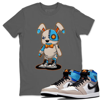 Jordan 1 Prototype Sneaker Match Tees Cyborg Bunny Sneaker Tees Jordan 1 Prototype Sneaker Release Tees Unisex Shirts