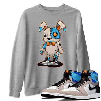 Jordan 1 Prototype Sneaker Match Tees Cyborg Bunny Sneaker Tees Jordan 1 Prototype Sneaker Release Tees Unisex Shirts