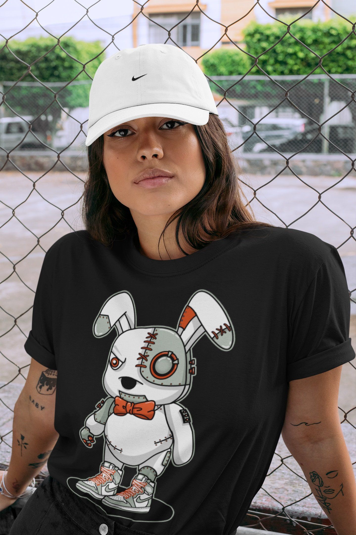 Jordan 1 Seafoam Sneaker Match Tees Cyborg Bunny Sneaker Tees Jordan 1 Seafoam Sneaker Release Tees Unisex Shirts