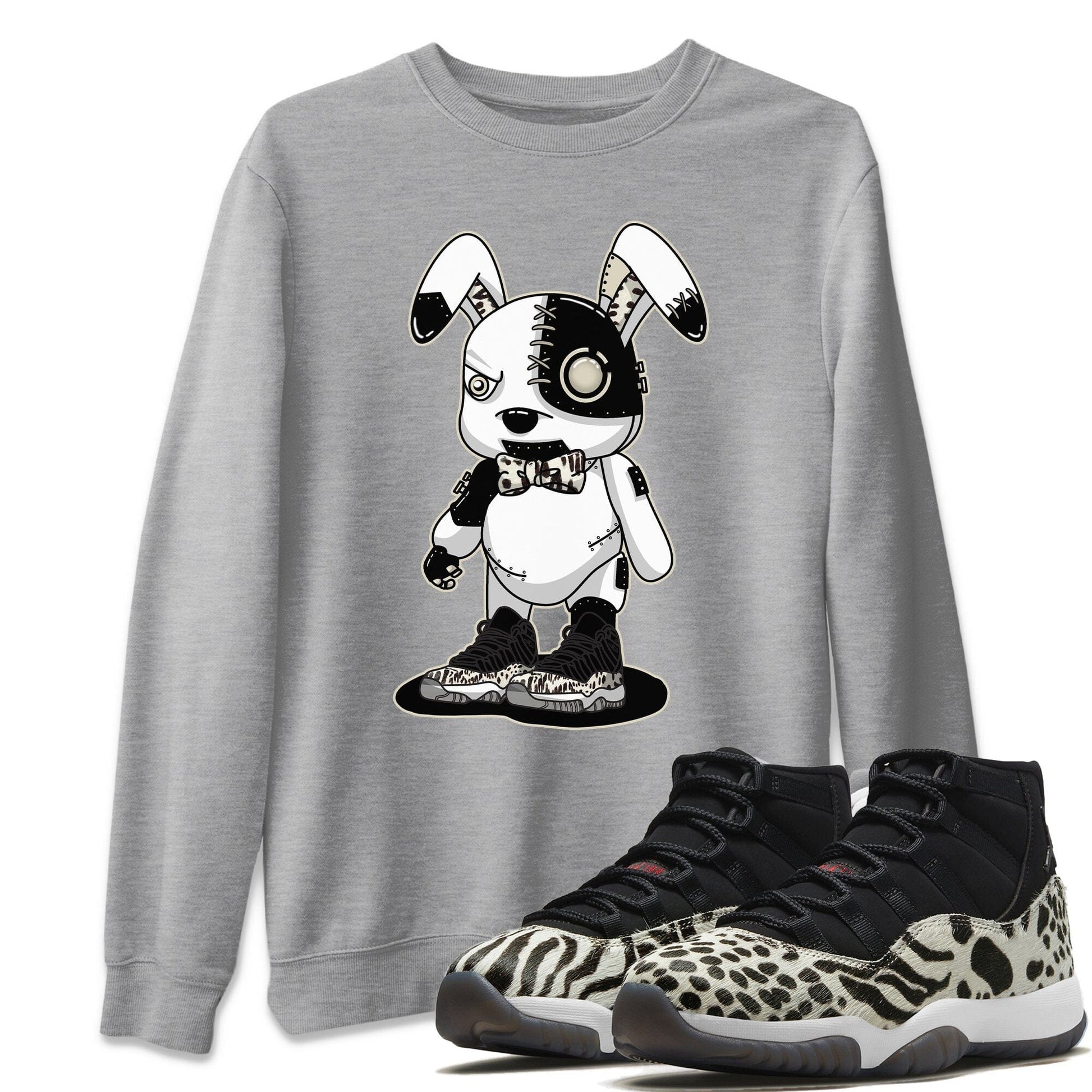 Jordan 11 Animal Instinct Sneaker Match Tees Cyborg Bunny Sneaker Tees Jordan 11 Animal Instinct Sneaker Release Tees Unisex Shirts