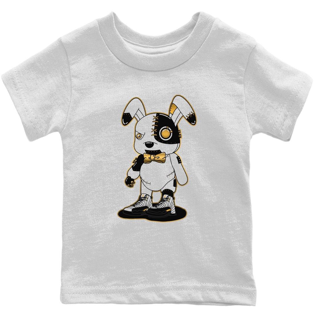 Jordan 12 Royalty Sneaker Match Tees Cyborg Bunny Sneaker Tees Jordan 12 Royalty Sneaker Release Tees Kids Shirts