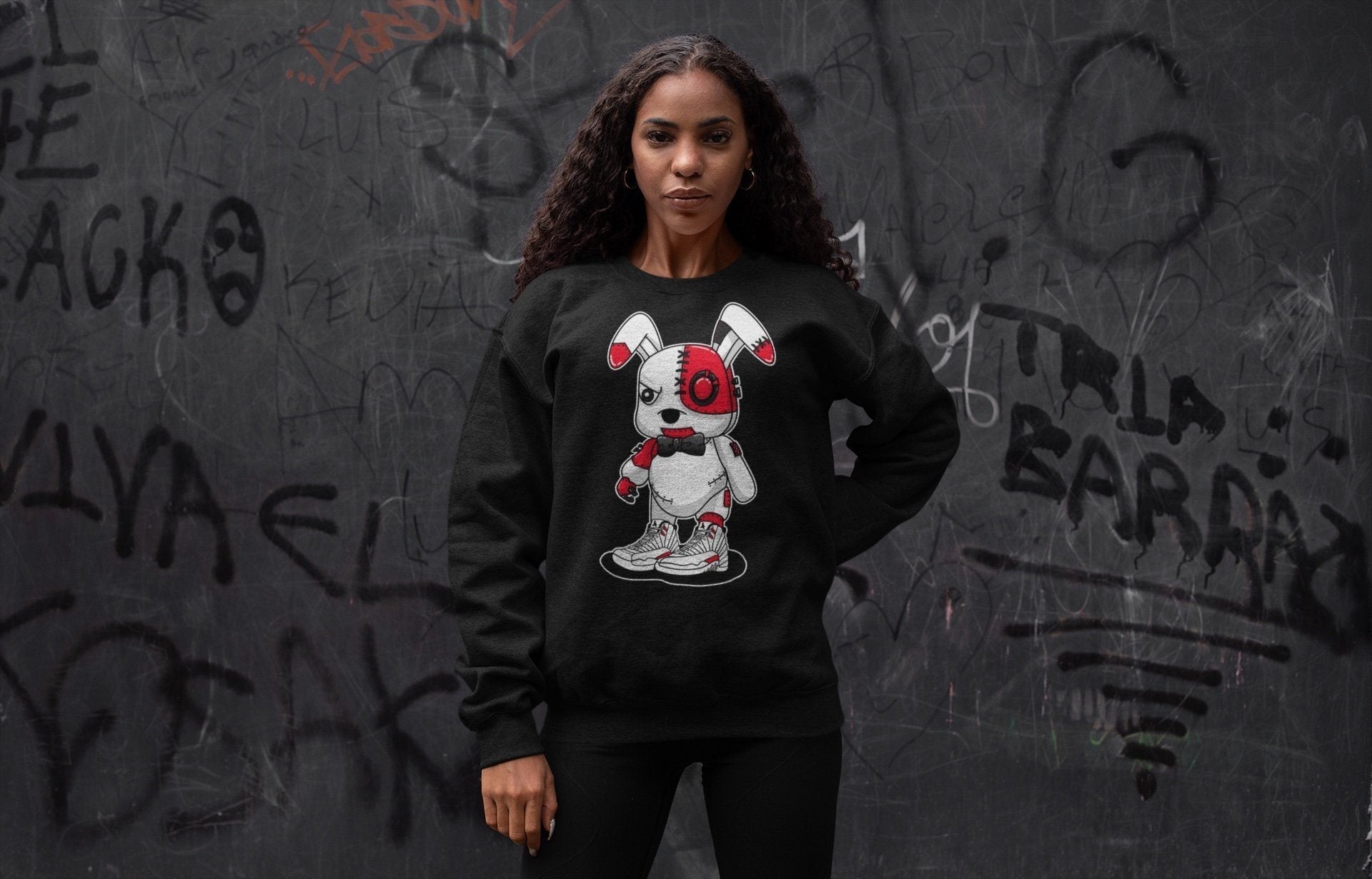 Jordan 12 Twist Sneaker Match Tees Cyborg Bunny Sneaker Tees Jordan 12 Twist Sneaker Release Tees Unisex Shirts