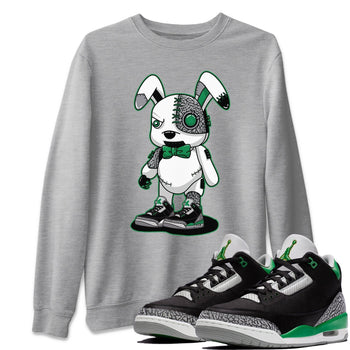 Jordan 3 Pine Green Sneaker Match Tees Cyborg Bunny Sneaker Tees Jordan 3 Pine Green Sneaker Release Tees Unisex Shirts