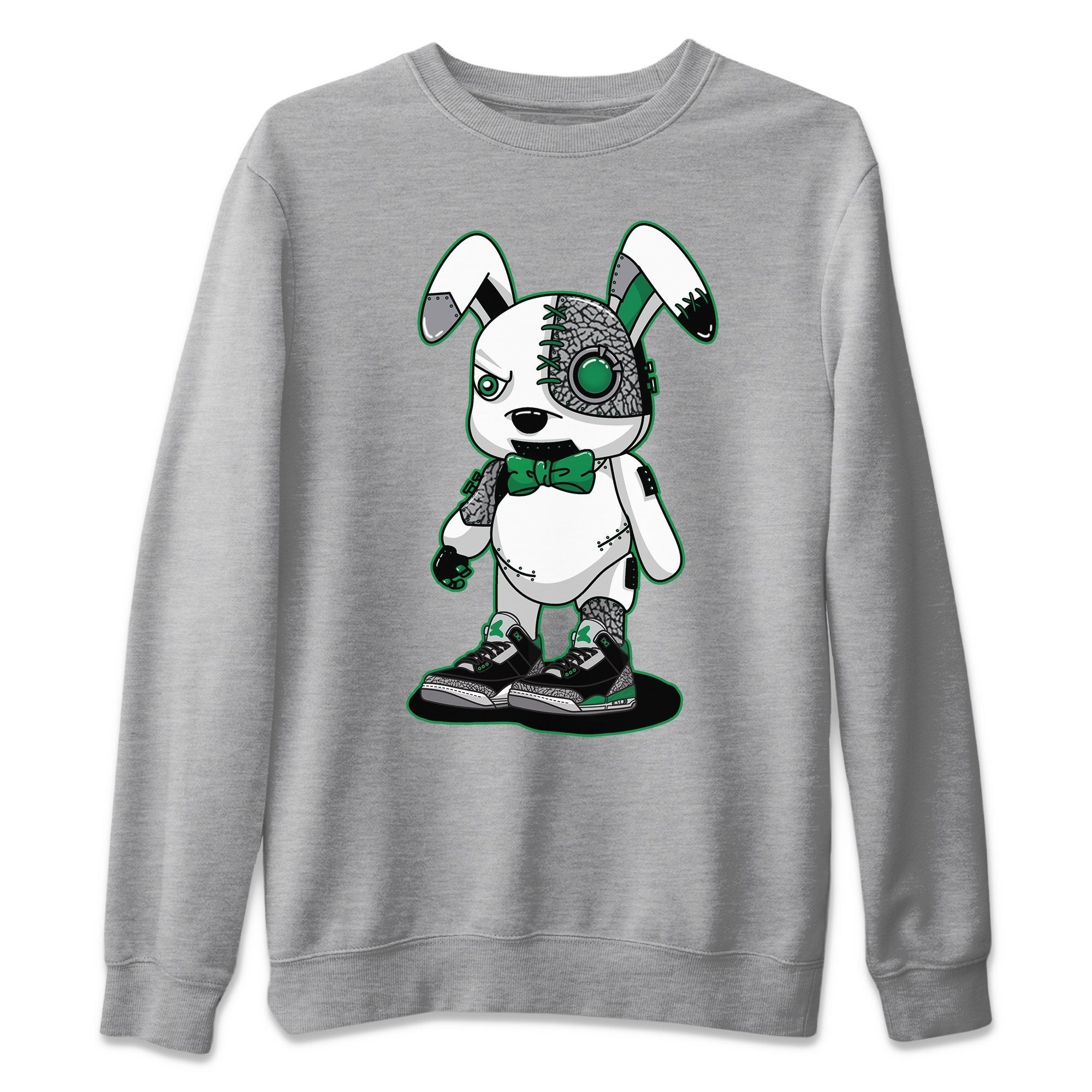 Jordan 3 Pine Green Sneaker Match Tees Cyborg Bunny Sneaker Tees Jordan 3 Pine Green Sneaker Release Tees Unisex Shirts