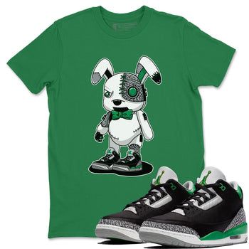 Jordan 3 Pine Green Sneaker Match Tees Cyborg Bunny Sneaker Tees Jordan 3 Pine Green Sneaker Release Tees Unisex Shirts