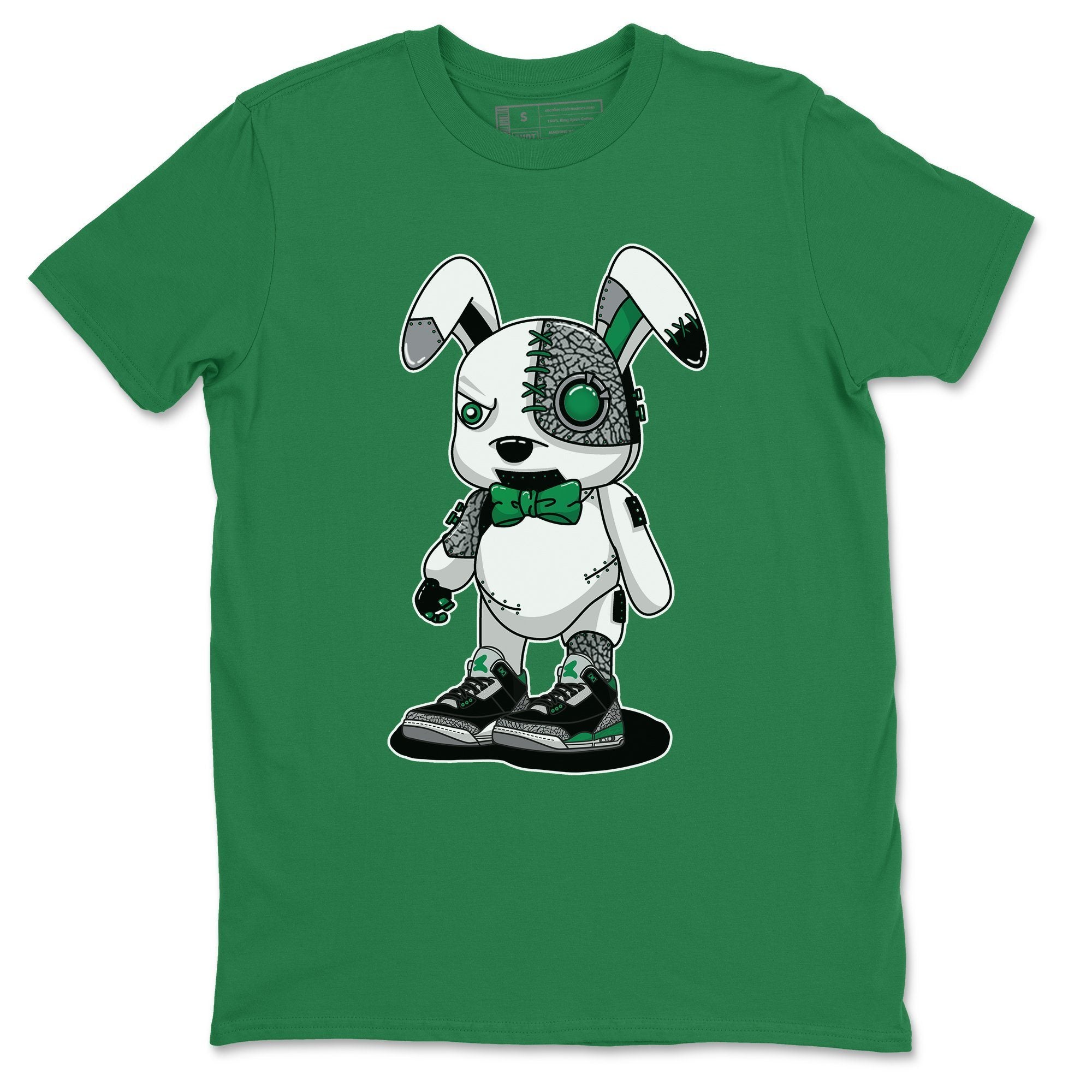 Jordan 3 Pine Green Sneaker Match Tees Cyborg Bunny Sneaker Tees Jordan 3 Pine Green Sneaker Release Tees Unisex Shirts
