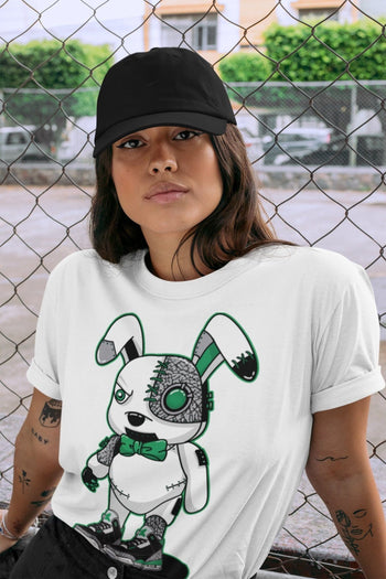 Jordan 3 Pine Green Sneaker Match Tees Cyborg Bunny Sneaker Tees Jordan 3 Pine Green Sneaker Release Tees Unisex Shirts