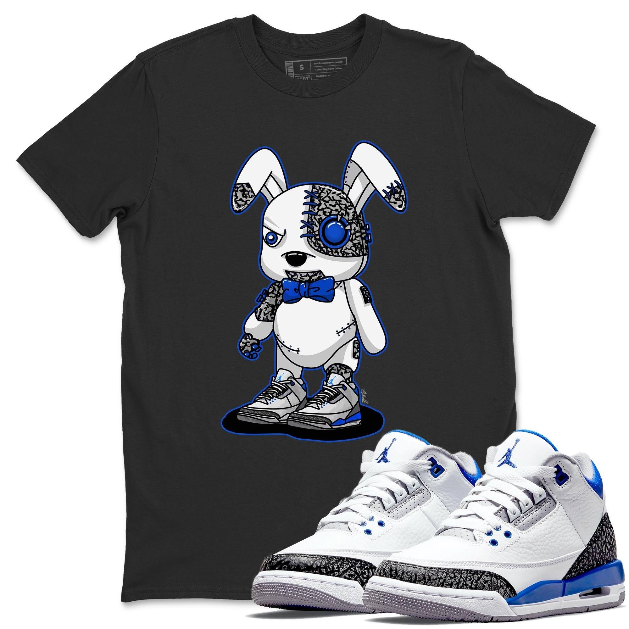 Jordan 3 Racer Blue Sneaker Match Tees Cyborg Bunny Sneaker Tees Jordan 3 Racer Blue Sneaker Release Tees Unisex Shirts