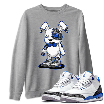 Jordan 3 Racer Blue Sneaker Match Tees Cyborg Bunny Sneaker Tees Jordan 3 Racer Blue Sneaker Release Tees Unisex Shirts