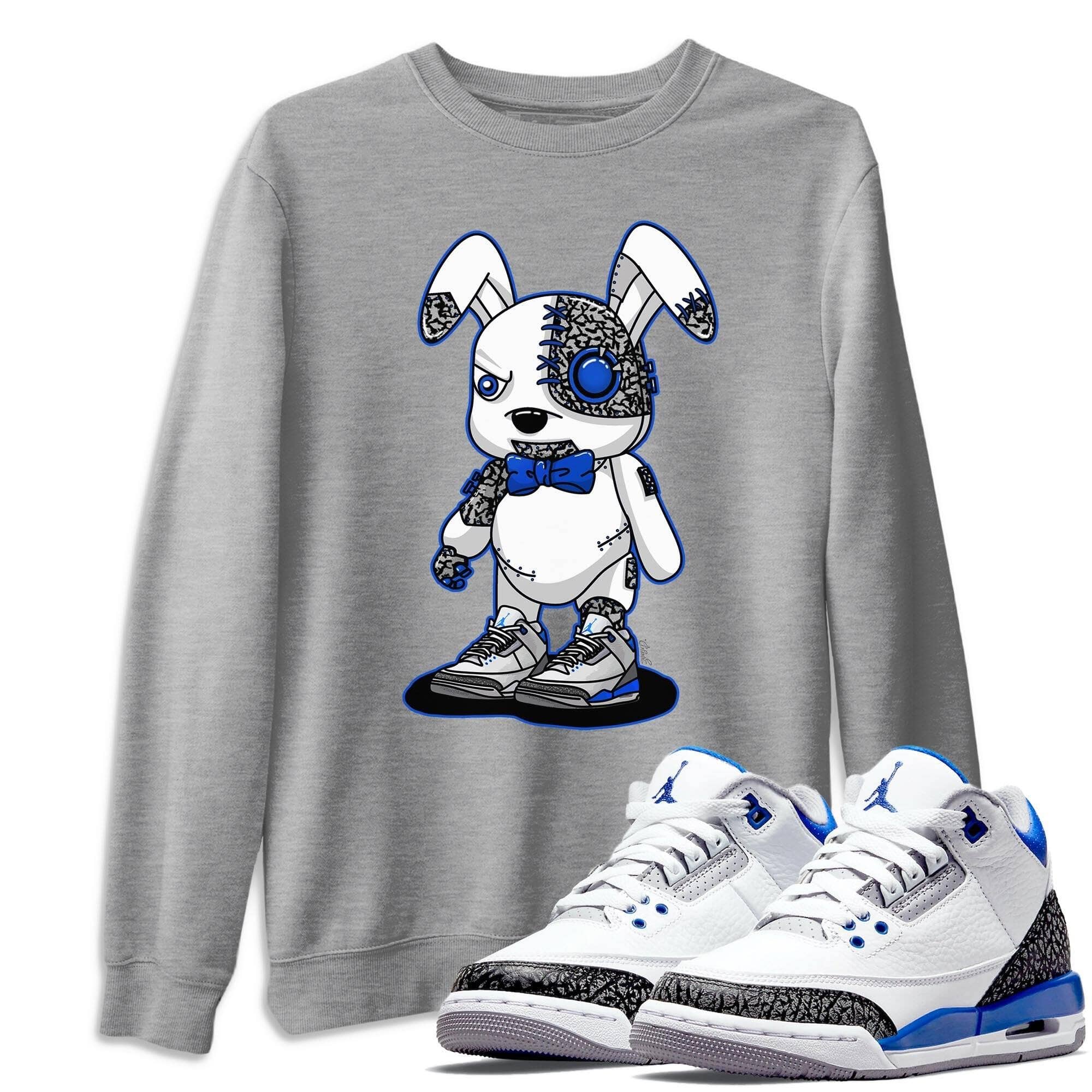 Jordan 3 Racer Blue Sneaker Match Tees Cyborg Bunny Sneaker Tees Jordan 3 Racer Blue Sneaker Release Tees Unisex Shirts