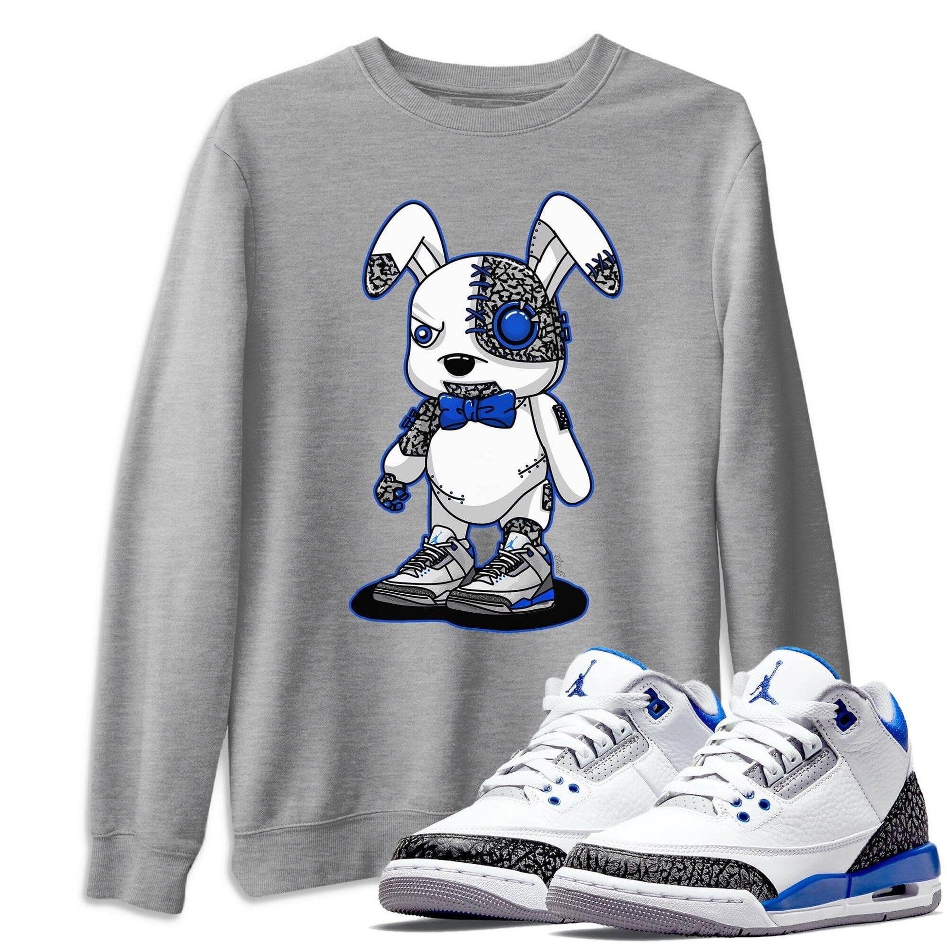 Jordan 3 Racer Blue Sneaker Match Tees Cyborg Bunny Sneaker Tees Jordan 3 Racer Blue Sneaker Release Tees Unisex Shirts